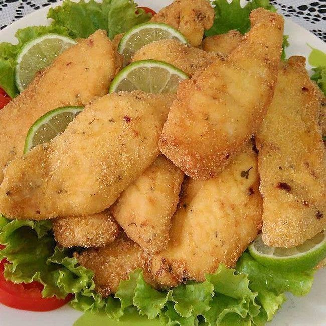 FILÉ DE PESCADA FRITO SABOROSO