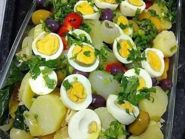 SALADA FÁCIL DE BACALHAU Muito Deliiosa  !